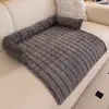 Flanela Otoño e Invierno Nuevo Cojín para Sofá de Mascota Color Sólido Estilo Sofá Cama para Perros y Gatos Cojín para Nido de Mascota en Sofá