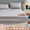 Sábana Impermeable a Prueba de Orina, Protector de Colchón de una Sola Pieza, Transpirable para Bebé Antideslizante Fijo Sábana de Cama Todo Incluido, Juego de Tres Piezas