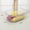 Longxiansen - Caja de almacenamiento de alimentos para refrigerador con tapa sellada, caja de conservación espesa, transparente, de grado comestible para cocina