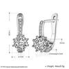 Exclusivo transfronterizo para aretes de circonita Lykani joyería al por mayor moda redondos estilo romántico aretes al por mayor KZCE161