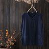 Verão Masculino fino de algodão e linho chinês estilo Tang terno com fivela retro Hanfu Old Head Shirt Colete estilo chinês para homens