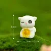 Direto da Fábrica gatinho girassol micro paisagem acessórios de jardinagem bonito desenho animado pequeno animal artesanato em resina