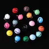 17mm Campana Redonda Colorida Accesorios para Joyería DIY Pulsera Llavero Collar Colgante de Bolsa Joyería Pequeña Venta al por Mayor