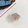Soporte para teléfono móvil, líquido con purpurina, funda de teléfono de dibujos animados con soporte, bolsa blanda de arena movediza, soporte de escritorio, bolsa de agua