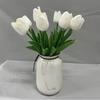 Mini flor de tulipán artificial de PU decoración del hogar flor boda flor falsa estilo ins tulipán suministro directo de fábrica