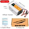 Inversor transfronterizo de Amazon 12V a 220V/110V 100W 150W 200W 250W inversor de coche USB