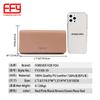 Cartera Coreana Nueva de PU Color Caramelo Estilo Coreano Moda Larga para Mujer Bolso Clutch Multifuncional de Gran Capacidad