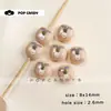 Cuentas Lindas con Forma de Bollo, Accesorios Pequeños de Oso, Cuentas Sueltas para Pulseras Hechas a Mano DIY, Dijes de Bolsa Impresos, Colgantes Decorativos, Cuentas para Joyería