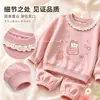 Conjunto Infantil Comércio Exterior Estilo Coreano Moda Primavera e Outono Blusa Manga Longa Moletom Solto Calças Jogger Conjunto Elegante de Duas Peças Atacado