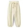 Pantalones de chándal gruesos para niños, Otoño e Invierno, Nuevo estilo coreano, Leggings gruesos para niños, Pantalones casuales cálidos a prueba de viento para niños