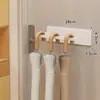 Estante de almacenamiento magnético para entrada y pasillo, almacenamiento detrás de la puerta, perchero para paraguas, perchero para abrigos, gancho para llaves y bolsas, colgador de pared para pantuflas