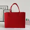 Bolsa de Feltro, Bolsa de Mão de Grande Capacidade, Bolsa Tote, Bolsa de Compras Versátil, Bolsa de Presente, Pode Ser Impressa com Logotipo da Empresa, Material Ecológico