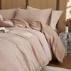 Novo tecido glutinoso quente ~ algodão grosso quente lixamento jacquard de quatro peças sensação americana nua dormir algodão cama outono e inverno