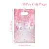 Bolsa de Regalo Portátil Transfronteriza Animales de la Selva Mariposa Sirena Bolsa de Regalo Bolsa de Empaque de Regalo para Fiesta de Cumpleaños Infantil