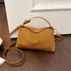 Bolso casual de nicho para mujer, nuevo bolso cruzado de color liso vintage para principios de otoño de 2026, bolso de hombro o axila personalizado para el trabajo