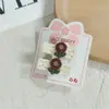 Pinza para el cabello con bordado de flores pequeñas y ribete de encaje fresco estilo japonés, accesorios para el cabello para mujer, pinza para la frente, flequillo, pinza lateral