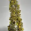 Guirnalda de corazón dorado navideña transfronteriza decoraciones para diseño de habitación de bodas serpentinas de boda serpentinas de fiesta al por mayor