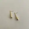 Brincos de Argola de Prata 925 em Formato de Gota d'Água para Mulheres Nicho Ins Versátil Moda Socialite Brincos Elegantes Luxo Acessível Francês Brincos de Alta Qualidade