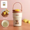 Taza de Café de Gran Capacidad con Doble Boquilla para Beber, Termo Portátil con Revestimiento Interior de Cerámica, Taza de Viaje para Estudiantes Hombres y Mujeres, Mayoreo