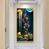 Zhuoyu Alta Definição Imagem Única Decoração de Entrada de Casa e Hotel Ano do Peixe Parede de Fundo de Quadro Pendurado Pintura em Spray