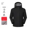 Nuevas chaquetas de una sola capa para otoño e invierno para hombres y mujeres, ropa de montañismo, ropa exterior impermeable, chaquetas con cuello alto para parejas