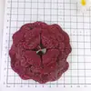 Broche de flor de pedrería de tela no tejida accesorio DIY material de tela de moda accesorio para el cabello decoración de zapatos