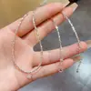 Cadena para Clavícula de Flor de Cuatro Hojas de Circonia Plateada, Simple y Elegante, con un Diseño Único y de Moda, Collar de Moda, Accesorio de Cuello Versátil