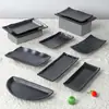 Platos de Melamina Rectangulares Comerciales Imitación Porcelana Platos para Barbacoa Olla Caliente Platos de Restaurante Estilo Japonés