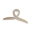 Pinza de Tiburón Grande de Color Gelatina Estilo Coreano Clip Transparente de Resina Cruzada Estilo Popular Accesorios para el Cabello de Moda