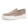 Zapatos Casuales Perezosos de Moda Tendencia para Hombre, Mocasines de Suela Gruesa sin Cordones, Estilo Nuevo para Todas las Estaciones, Suela Suave para Viajar, de Ponerse de un Paso