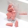 Bloque de esponja degradada para uñas, manchas de uñas, borla triangular, pegamento para parches, pegamento para esmalte de uñas, herramienta hueca para uñas de rubor DIY