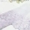 Material de encaje con bordado floral de malla en bloques de color exquisito Tanglong para dobladillo de falda DIY, lencería y ribete de encaje para camisola