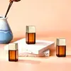 2.3*9.3 garrafa de embalagem marrom acrílico garrafa de cuidados de saúde esporos em pó Sanqi pó Ocidental em pó Garrafa de fitoterapia chinesa