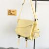 Bolsa Transversal Harajuku Ins Japonesa Feminina Estudante Coreana Grande Capacidade Ombro Único Bolsa Mensageira Mochila para Aula e Trabalho Masculina Tendência