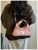Bolsa de Ombro Casual Fashion Estilo Coreano Nova Grande Capacidade para o Verão 2026, Bolsa Transversal de Nicho para o Dia a Dia, Bolsa de Mão Vintage
