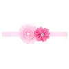Diadema infantil de girasol Borde crudo doce ángulo color sólido diadema de bebé accesorios para fotografía de bebé tocado 24 colores