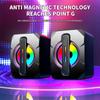 Transfronteiriço K2053 laptop desktop luminoso pequeno alto-falante USB com fio mini subwoofer desktop pequeno estéreo