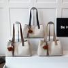 Bolso de Hombro Cruzado de Gran Capacidad con Textura, Nuevo Estilo Otoño 2026, Moda de Gama Alta, Simple, Retro, Versátil, para Viajes