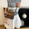 Bolsa Quadrada Pequena Transfronteiriça Estilo Coreano 2026 Nova Moda Bolsa Transversal Versátil Bolsa de Ombro Retrô Tendência para o Dia a Dia Bolsa Cambridge