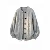 Suéter cárdigan para hombre para otoño, corte limpio, estilo relajado, suéter de punto, estilo "old money", prenda exterior casual