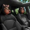 Funda para reposacabezas de coche con diseño de cachorro animal, funda de asiento a prueba de polvo, estilo lindo, almohada de coche, almohada para el cuello