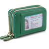 Bolsa para tarjetas ins monedero para mujer simple de alto nivel de gran capacidad bolsa para tarjetas para mujer doble cremallera organ bolsa para tarjetas al por mayor