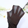 Calcetines de Seda Brillantes 5D Medias Delgadas Perladas Brillo Suave Línea Única Abertura en la Entrepierna No Necesitan Quitarse Medias Sexy Negro y Blanco