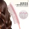Peine de Pelo Esponjoso con Diseño de Corona Alta, Peine Hueco Masajeador Antiestático Autolimpiable Desmontable para Mujeres