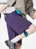 2026 Primavera/Verão Novos Shorts Estilo Americano Masculino Tendência Marca Design Sense Nicho Soltos Esportivos Casuais Calças de Comprimento Médio Transfronteiriço