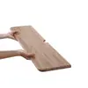 Estante de pared simple de madera maciza, fijado con agujeros, estante recto para mesita de noche de dormitorio, expositor de libros y estante de almacenamiento