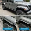 Para-lamas Transfronteiriços Adequados para Para-lamas de Jeep Wrangler 18-24, Para-lamas Alargados, Para-lamas Pequenos de JL Wrangler