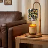 Lámpara de Fundición de Cera de Aromaterapia 3D, Lámpara de Fundición de Velas de Hierro Forjado para Mesita de Noche, Luz de Noche Simple Retro sin Humo y con Temperatura Ajustable, Lámpara de Regalo Transfronteriza