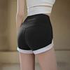 Shorts de tres puntos Ajustados Yoga Traje de baño Shorts Cadera Melocotón Contraste Verano para Mujer Ropa Exterior Cintura Alta Fitness Secado Rápido Pantalones Cortos Hot