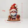 Decorações de Natal de Desenho Animado Transfronteiriças de Madeira Árvore de Natal Casa Papai Noel Enfeites de Mesa Pequenos Presentes para Crianças